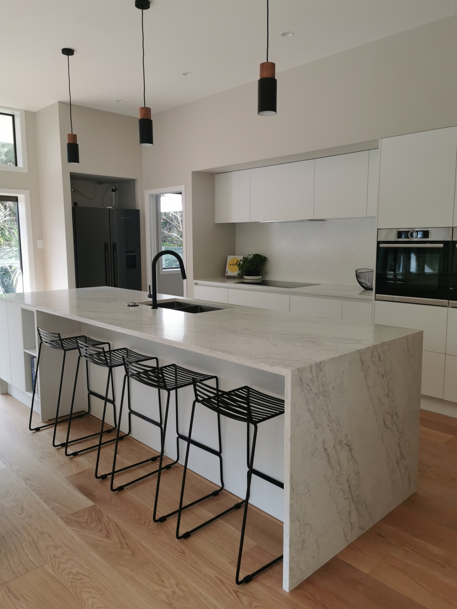 Ossastone - River White - Kitchen Bench tops | Stone Bench tops Auckland